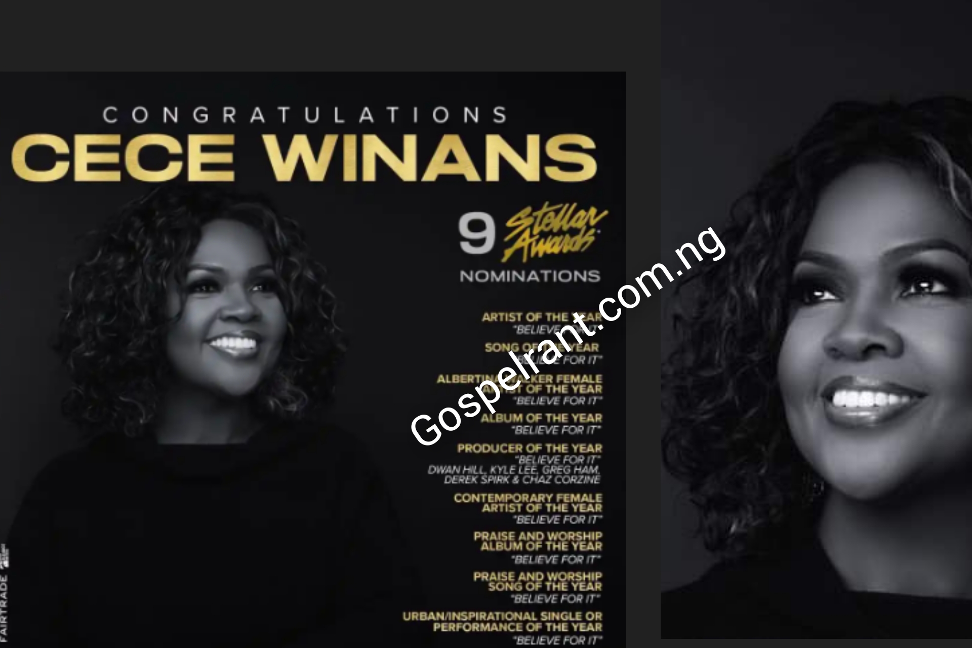 Stellar Awards 2022 Nominations CeCe Winans Nominated For 9 Categories